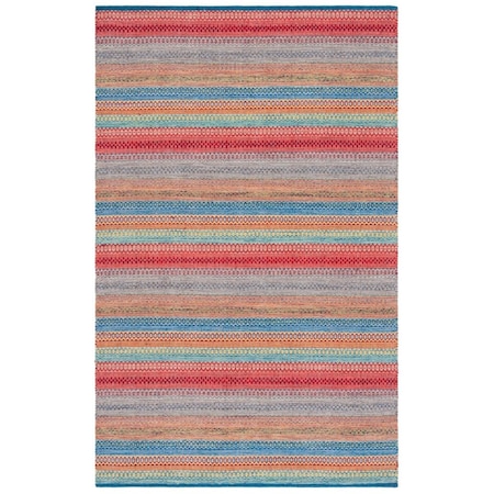 Safavieh 9 x 12 ft. Kilim Contemporary Rectangle Rug Blue & Red KLM475M-9